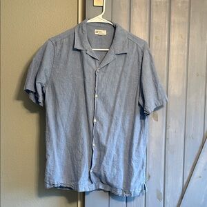 GAP Men’s Standard Fit Linen/Cotton Shirt in Medium